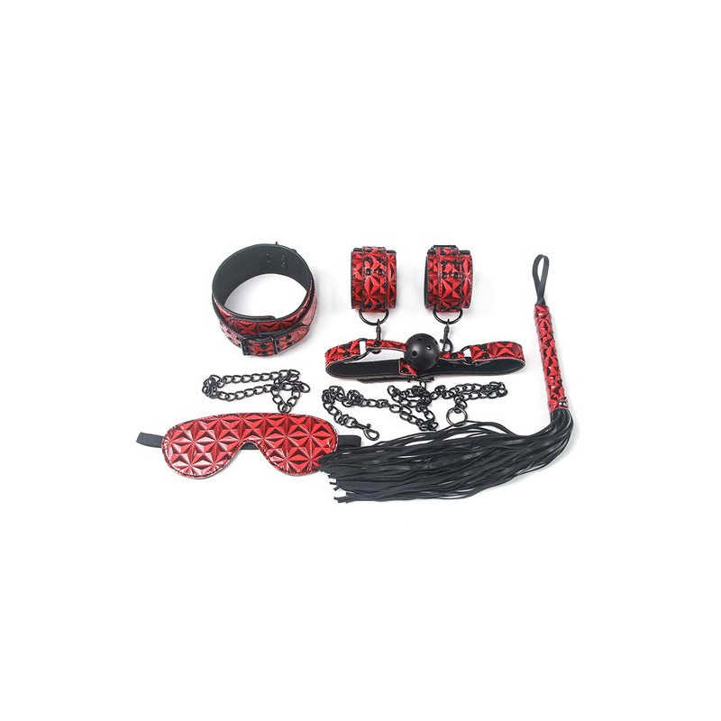 Generique Kit SM Diamond Lines Red - 5 pièces